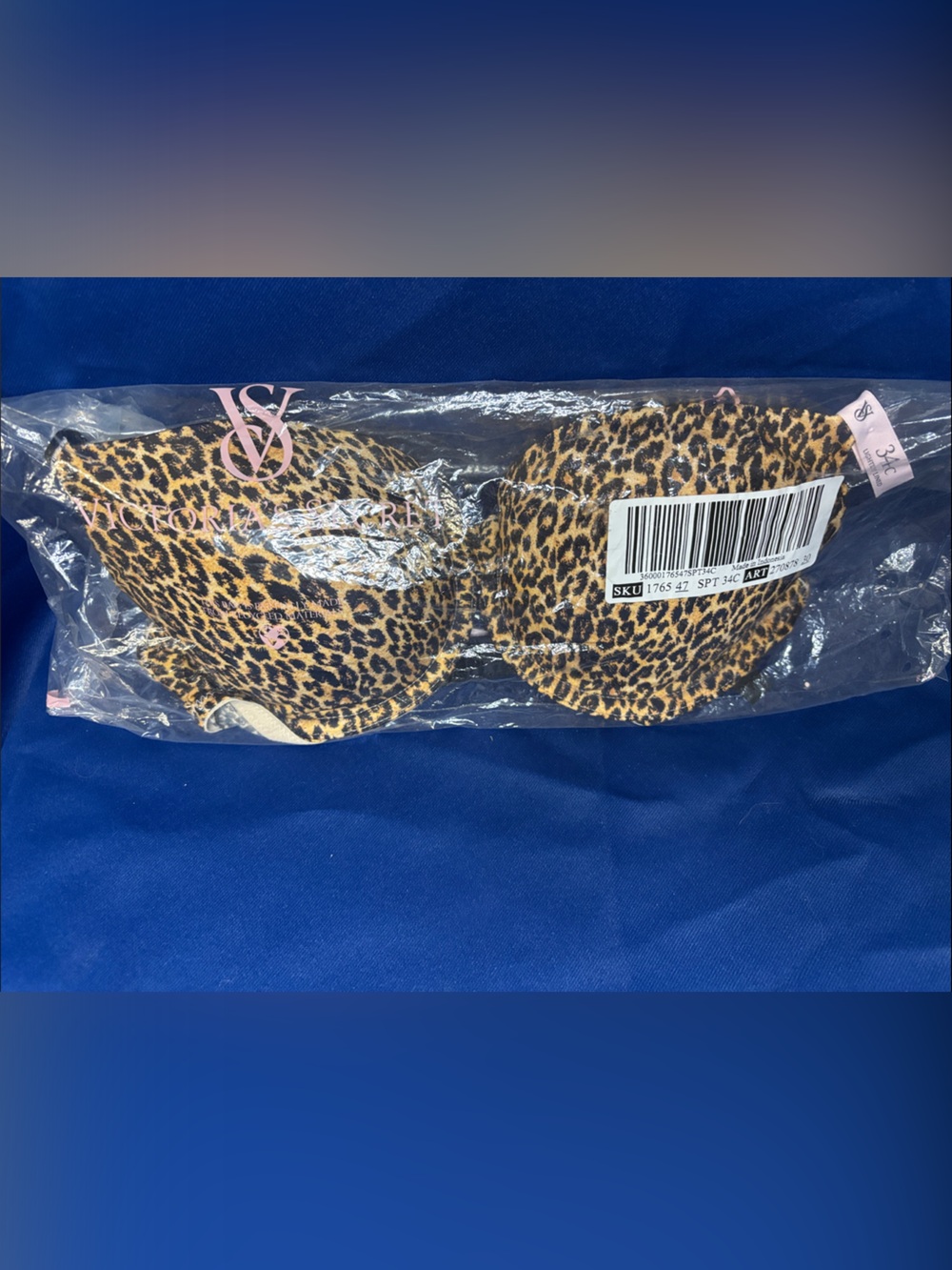 Victoria's Secret Leopard Print Push-Up Bra - Brown, Black